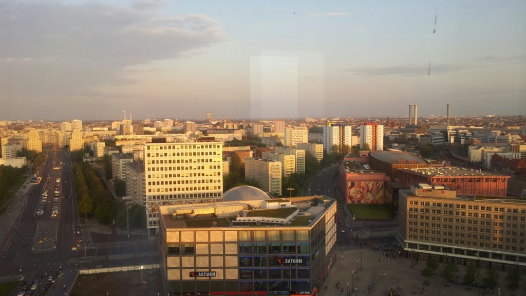 Bild vom Ausblick aus dem 23. Stock des ParkInn Berlin Alexanderplatz