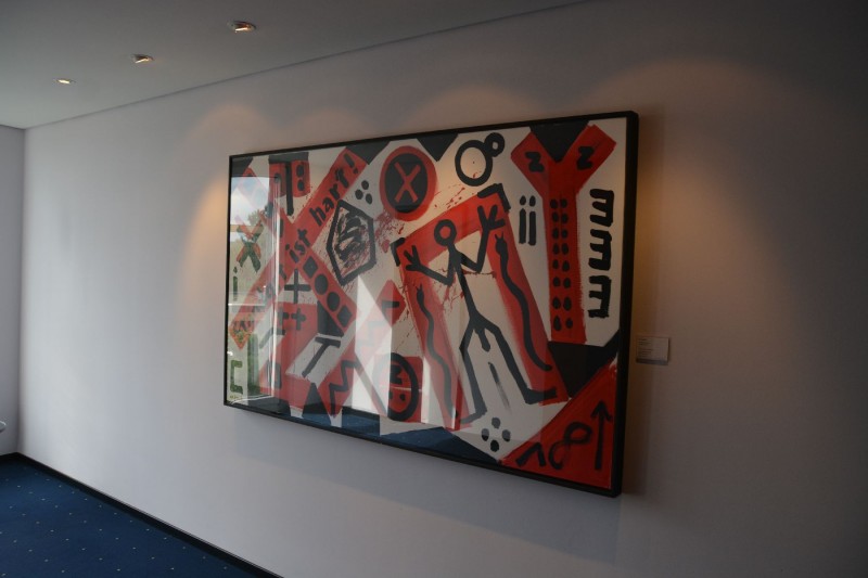 Bild von A.R. Plenck in der 4. Etage des art'otel Dresden