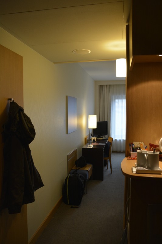 Blick ins Zimmer des Novotel Berlin Tiergarten