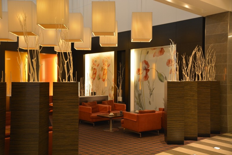 Bild vom Loungebereich des Novotel Tiergarten Berlin