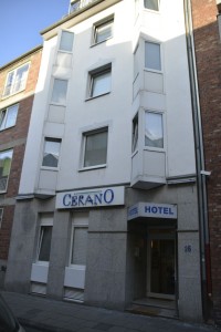 Außenansicht des Hotel Cerano Köln