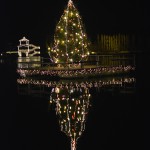 Weihnachtsbaum im Hafen von Pörtschach