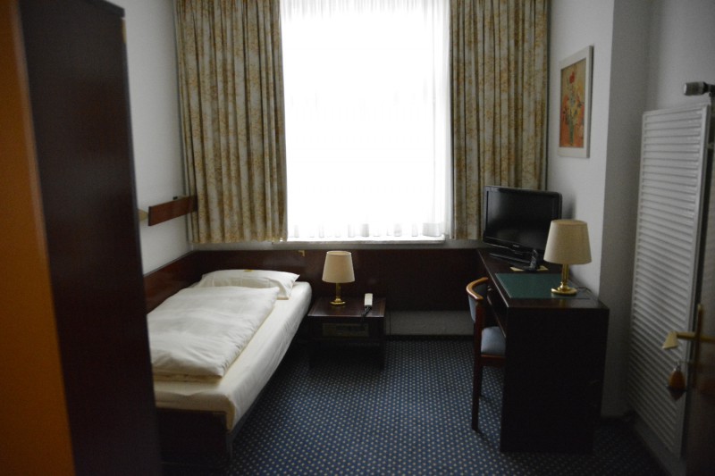 Der erste Blick in mein Zimmer im Hotel am Chlodwigplatz Köln