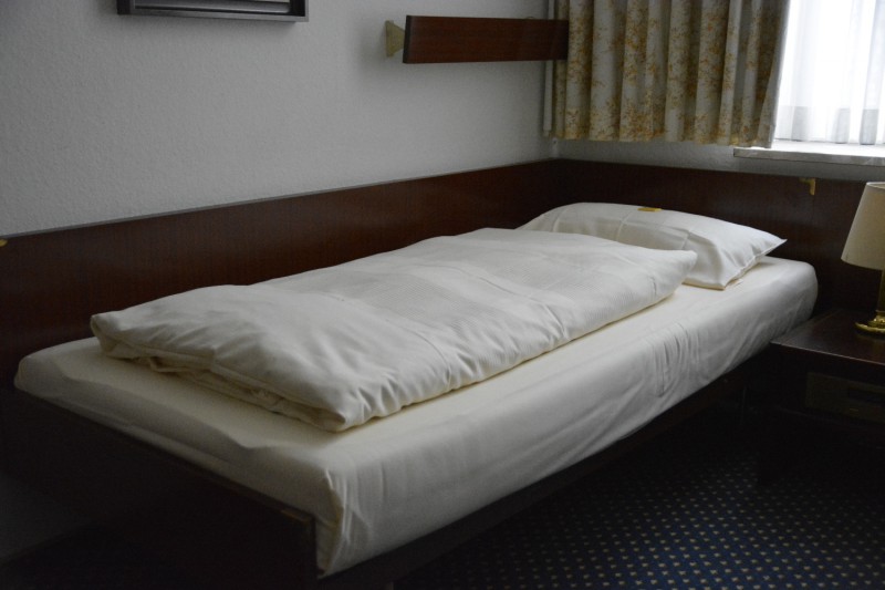 Einzelbett im Hotel am Chlodwigplatz Köln