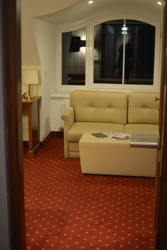 Erster Blick in mein Zimmer des Hotels am Mirabellplatz Salzburg