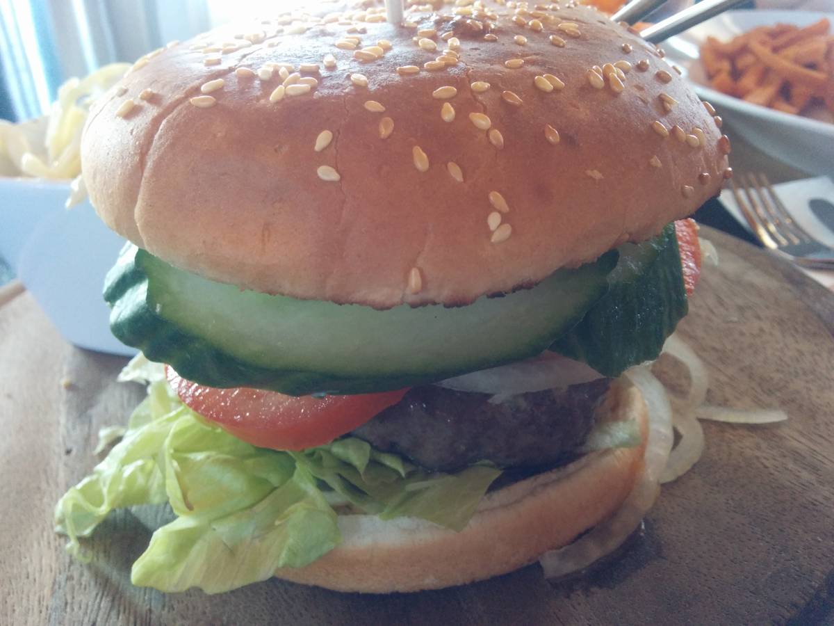 Der Burger in der Weissen Düne auf Norderney: Medium!