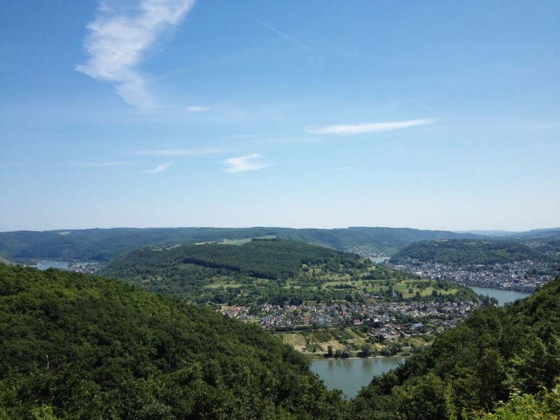 Vier Seen Blick auf dem SaarHunsrück-Steig