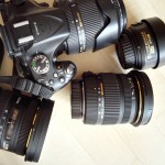 Meine derzeitige Kameraausrüstung: Nikon D5200 und einen Sack voll Objektive