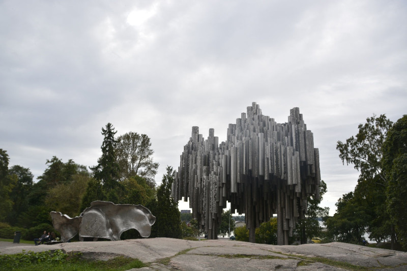Das Sibelius-Denkmal im Sibeliuspark Helsinki