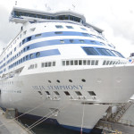 Die M/S Silja Symphony im Hafen Värtahamnen Stockholm
