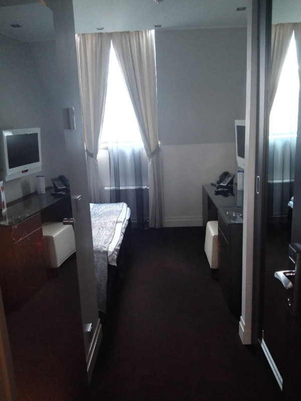 Der erste Blick in mein Zimmer Nr. 615 im Tallink Hotel Riga