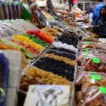 Die Auswahl auf dem Markt war riesig