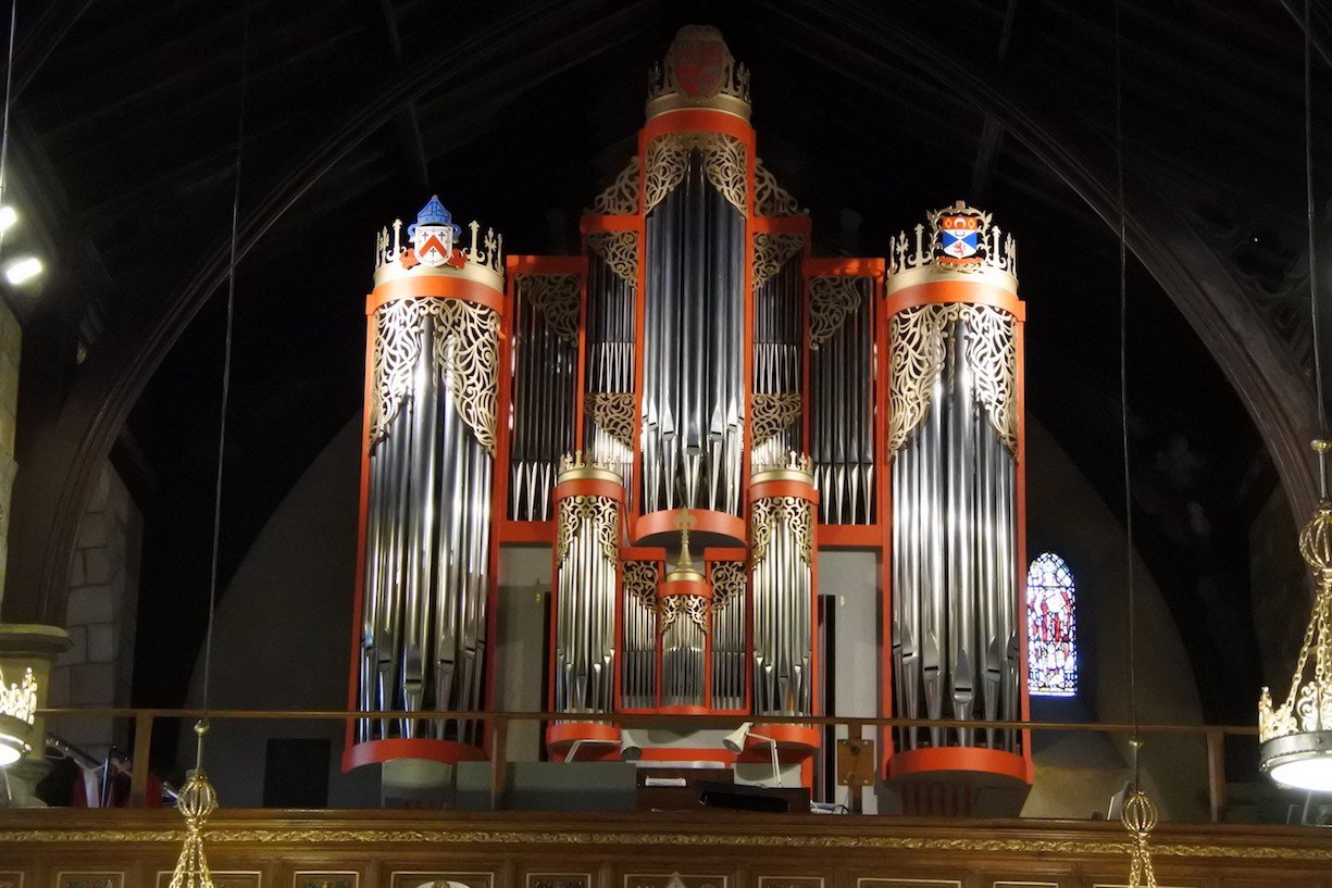 Die Orgel in der St Salvators Chapel in St Andrews - großartig, oder?