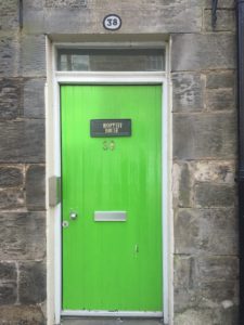 Grüne Türe in St Andrews