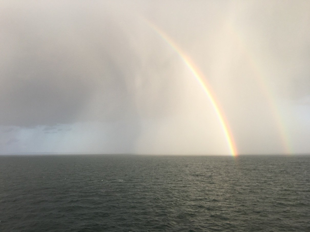 Regenbogen zum Schatzsuchen auf der Ostsee