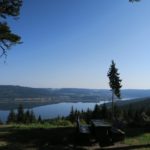 Rastplatz mit toller Aussicht über den Schluchsee auf dem Schluchtensteig