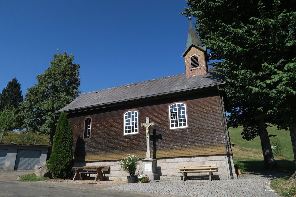 Kapelle in Althütte am Wegesrand des Schluchtensteigs