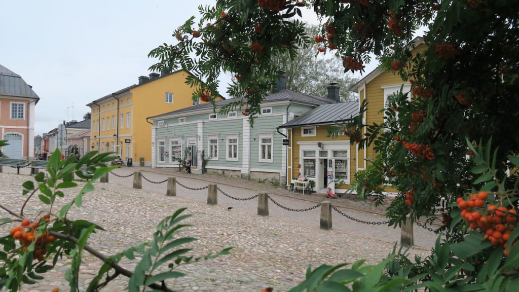 Malerischer Platz in Porvoo