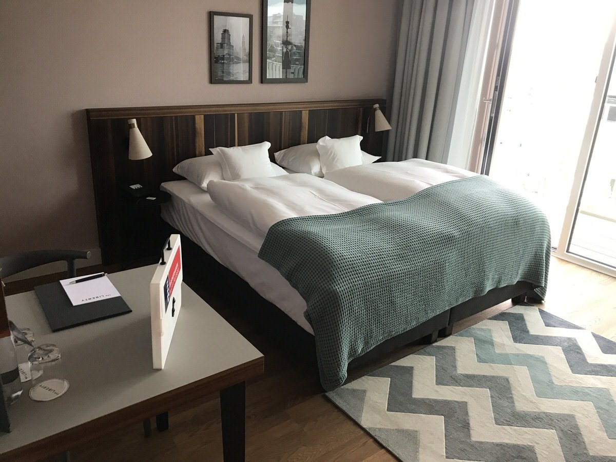 Mein Bett im The Liberty Hotel Bremerhaven