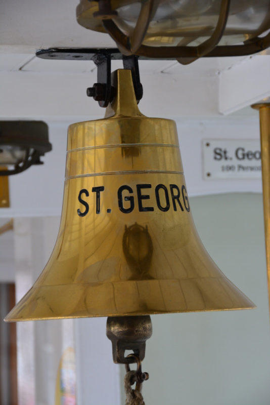Glocke auf dem Dampfschiff St. Georg