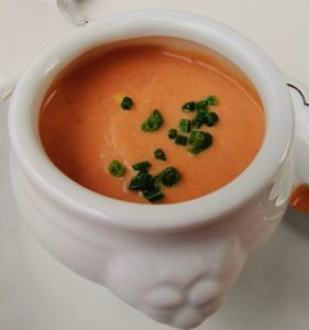 Gruß aus der Küche: Tomaten-Gurke-Kaltschale