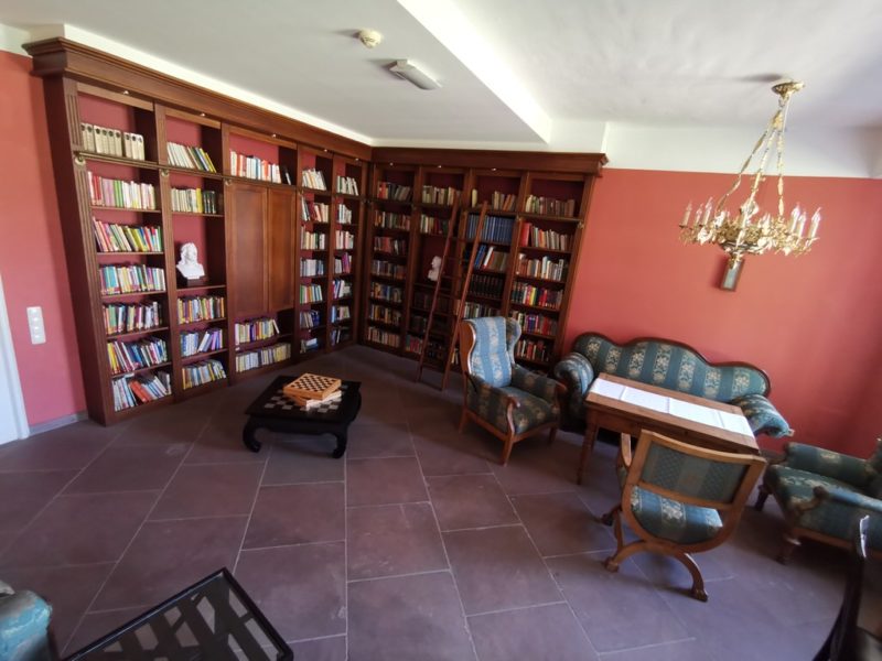 Bibliothek im Hotel Schloß Gehrden