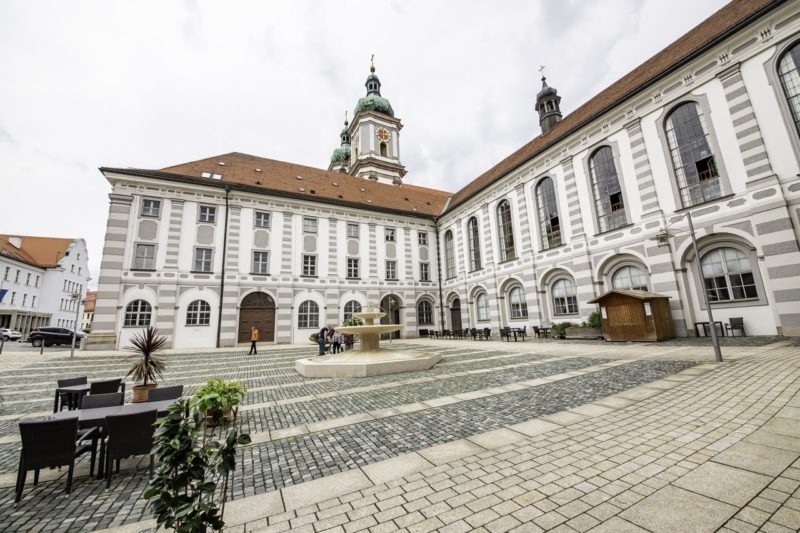 Offener Innenhof Kloster Waldsassen (Foto: Alex Willig)