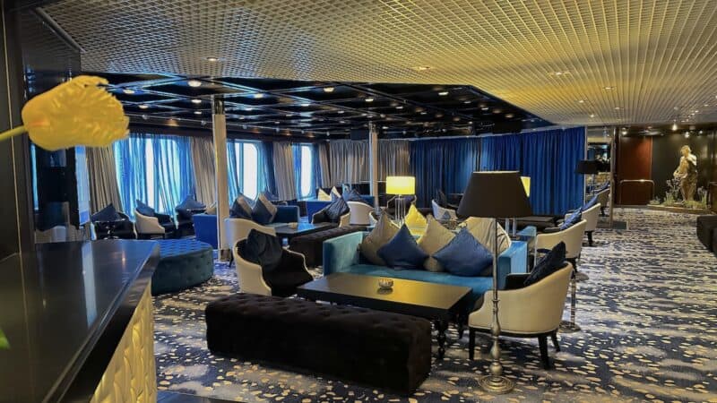 Der Blue Room auf der VASCO DA GAMA - mein Lieblingsort am Abend an Bord