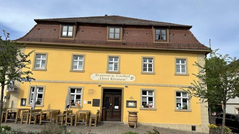 Brauerei und Gasthof "Drei Kronen" in Memmelsdorf