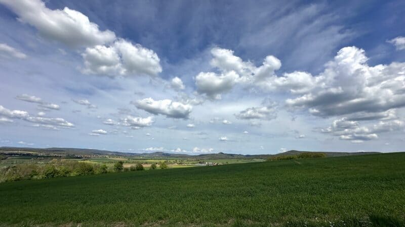 Ausblick zwischen Drosendorf und Meedensdorf
