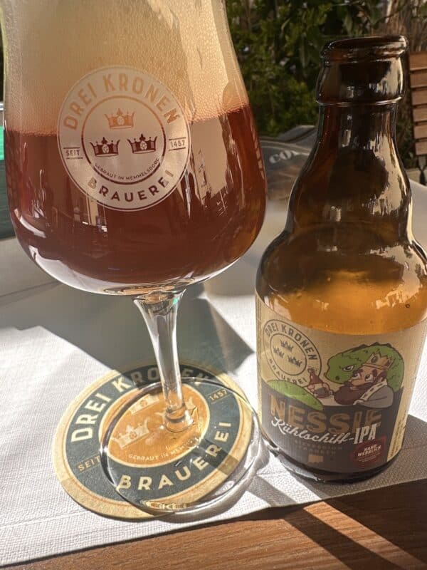 Das IPA aus der Flasche bei "Drei Kronen" Memmelsdorf