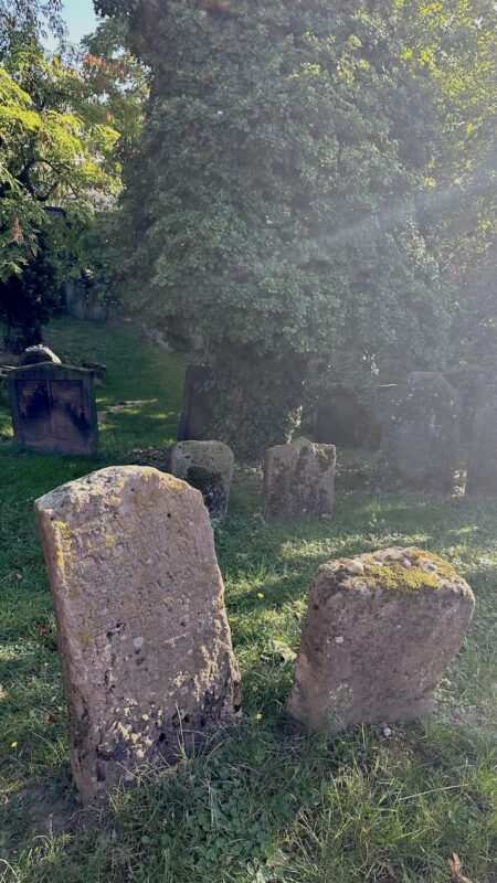 Der älteste Grabstein auf dem jüdischen Friedhof Worms