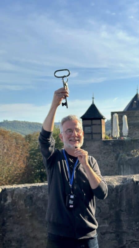 Der große Schlüssel für die Türen in der Marksburg