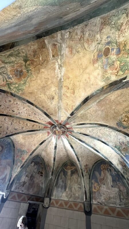 Deckengewölbe in der Kapelle der Marksburg
