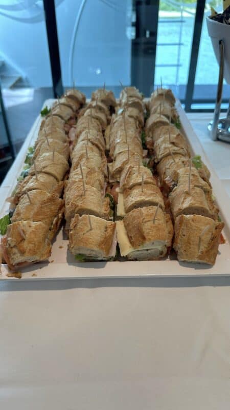 Salzig: Baguette zum High Tea