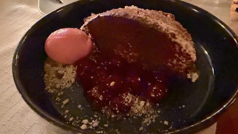 Dessert von der Tageskarte im Stachel Würzburg
